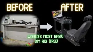 How I made a cheap Sim Rig out of scrap wood!