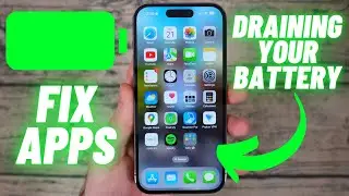 How to Check Which Apps Are Using Too Much Battery on Your iPhone, and FIX It! 🔋