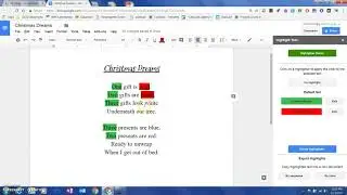 Highlight Tool Add-on: Google Docs