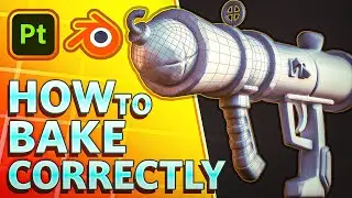 HOW TO BAKE In Substance Painter From Blender | FULL TUTORIAL + Practice Files