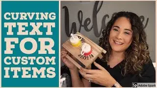 How to Curve Text and Apply Vinyl for Custom Items | Silhouette CAMEO
