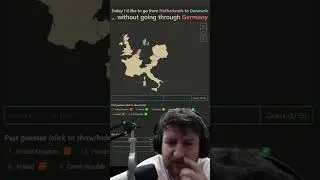 How many countries are between the Netherlands and Denmark without Germany?