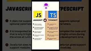 JavaScript VS Typescript | Unstop Computer #javascript #shorts #coding