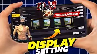 Display Setting Free Fire 😍 | Pro Player Display Setting | Free Fire New Setting