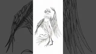 Day 28 - Harpy | 30 Days Art Challenge 