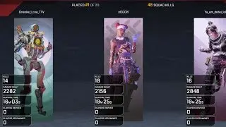 WORLD RECORD *48 KILLS* SQUAD - APEX LEGENDS