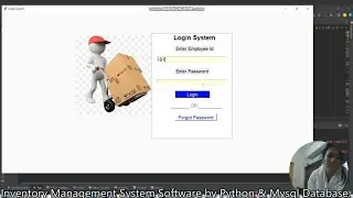 Inventory Management System with  python MySQL database.