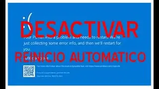 desactivar el reinicio automático en windows 10