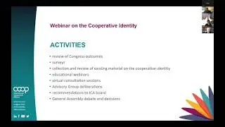 What comes next for the Consultation on the Cooperative Identity - Presented by Alexandra Wilson