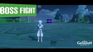 Electro Hypostasis BOSS FIGHT Genshin Impact mobile (chongyun and xingqiu)