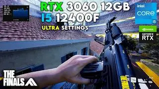 THE FINALS : RTX 3060 + i5 12400F | Ultra Settings + DLSS Benchmark!