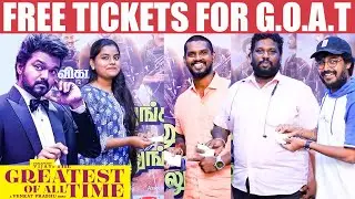 The Goat FDFS Tickets for Vikatan Contest Winners | Tick Pannunga Ticket Vellunga | Vijay