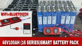 48V 100AH (16 SERIES) WIFI+BLUTOOTH SMART BATTERY PACK # TECHNICAL POWER