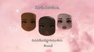 All Codes for Cold Blushy Cute Girl w/ Green Eyes