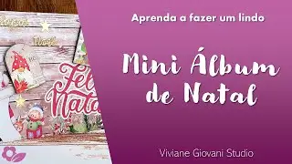 Aprenda a fazer um scrapbook de Natal fácil