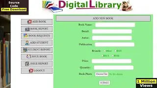 Library Management System in web using PHP MySQL HTML CSS 2022 | Web Projects | PHP Projects