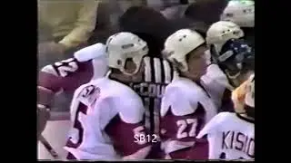 Bernie Nicholls vs Greg Smith (roughing) Jan. 5/1985
