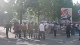 Sortie de métro à Pyongyang