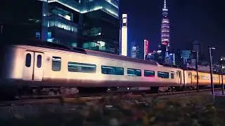 Midnight Tokyo Lo Fi 🚆   Calm Music Playlist