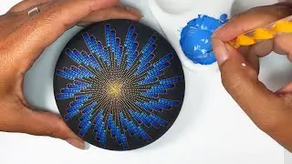 Mandala Art Dot Painting Rocks Painted Stones | How to Paint Mandala for Beginners Tutorial 