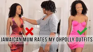 MY JAMAICAN MOM RATES MY OH POLLY OUTFITS | TRY ON HAUL ♡ 
