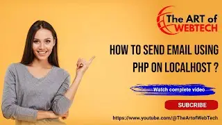 PHP : Send Email From localhost in 2024  