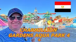 Египет🇪🇬 CHARMILLION GARDENS AQUA PARK 4* Обзор Территории Sea Gardens Resort