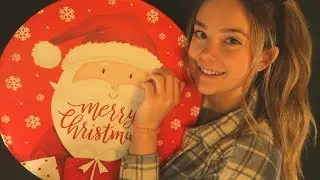 ASMR Secret Santa Unboxing!! 🎄🎁 Crinkles, Tapping, Ear To Ear Whispers & Sounds