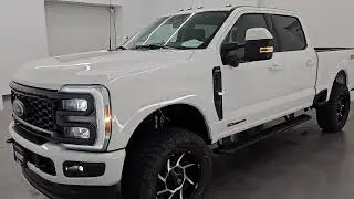 2023 F350 LARIAT ULTIMATE SPORT FX4 HIGH OUTPUT DIESEL STAR WHITE 4K WALKAROUND 14286ZA SOLD!
