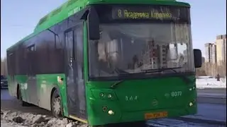 В автобусе. Челябинск ВН 936 74, ЛиАЗ-5292.67, Маршрут № 8