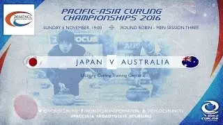 Japan v Australia (Men) - Pacific-Asia Curling Championships 2016