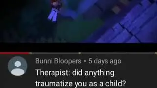 Therapist: Did anything traumatize you as a child? (Minecraft Fallen Kingdom meme)