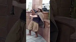 Не знаю что за музыка,  но классная! Парень молодчина.  Набережная Хабаровск.