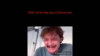 Pedro Pascal Crying: Last Day of School 