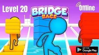 BRIDGE RACE Mobile Offline Game P-20 #new #trending #viral #gaming