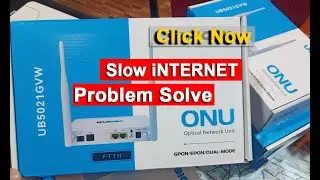 Optic Fiber Internet || Slow Internet Problem solve#viralvideo #fiber#internet