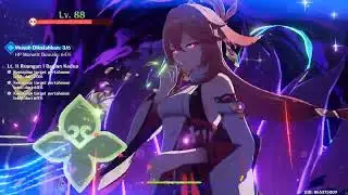 i don't like pillar in spiral abyss 3.7 11-1 | dehya yae miko debut as bestie :D