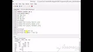 DataFrame 3 - Label Indexing