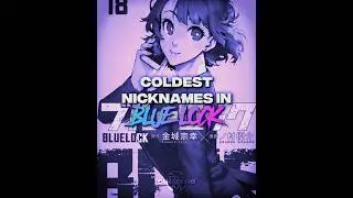 Coldest Nicknames in Blue lock 