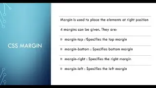 How to apply CSS Margins and CSS Padding/ Part6