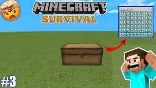 I FOUND FIRST DIAMOND IN MINECRAFT || MINECRAFT JAVA ON HMCL || 