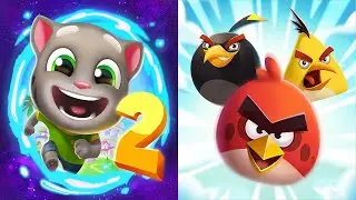 Talking Tom Gold Run 2 vs Angry Birds 2