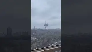 Kyiv tower destruction 😯