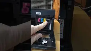 Заливаливание краски в принтак