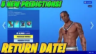 Travis Scott Skin RETURN RELEASE DATE! (5 Predictions!)