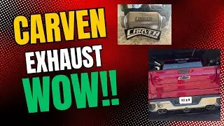 Chevrolet Silverado 6.2 liter gets Carven R-Series muffler exhaust set up