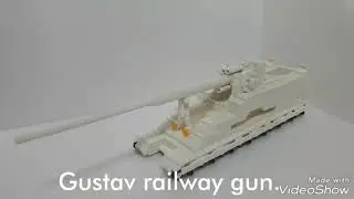 Monster of Nazi - Gustav railway gun | Knight white