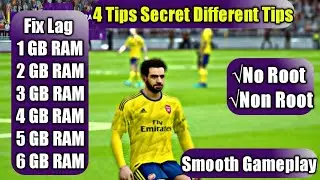 4 Tips To Remove Lag from PES 2021 Mobile || No root /Root || PES 2020 Lag Fix ||