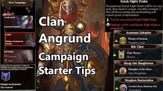 Clan Angrund campaign starter tips for Immortal Empires - Total War: Warhammer 3