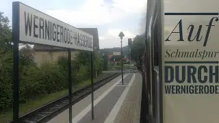 Mit der HSB durch Wernigerode von Hasserode bis zur Station Hochschule Harz